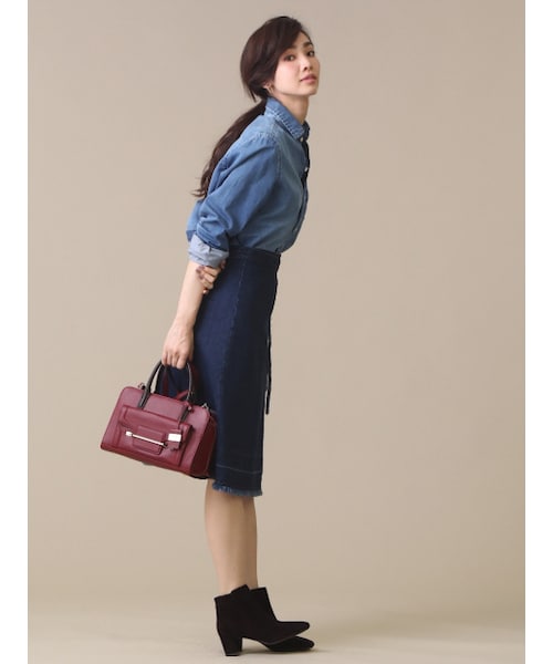 interstaple（インターステイプル）の「Bianca/2WAYボストン（ボストンバッグ・レディース・GRY/WIN・F）」の15枚目の写真