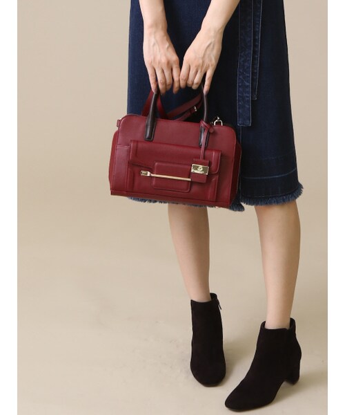 interstaple（インターステイプル）の「Bianca/2WAYボストン（ボストンバッグ・レディース・GRY/WIN・F）」の12枚目の写真