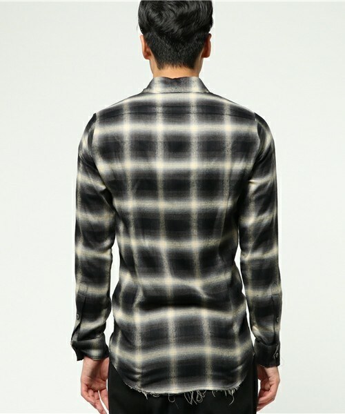 CHRISTIAN DADA(クリスチャンダダ)の「CHRISTIAN DADA カットオフエンブロイダリーシャツ(シャツ/ブラウス・メンズ・ブラック/ローズ・44/46)」の10枚目の写真