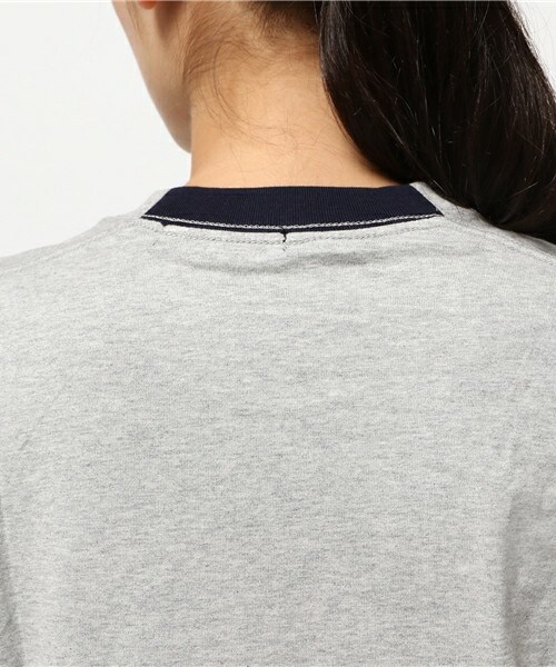 FRAPBOIS（フラボア）の「MIZMARU-T（Tシャツ/カットソー・レディース・ホワイト/グレー/ネイビー・1/2）」の8枚目の写真