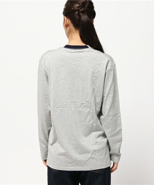 FRAPBOIS（フラボア）の「MIZMARU-T（Tシャツ/カットソー・レディース・ホワイト/グレー/ネイビー・1/2）」の6枚目の写真
