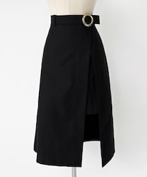 DHOLIC | リングベルトスリットAラインスカート(スカート)