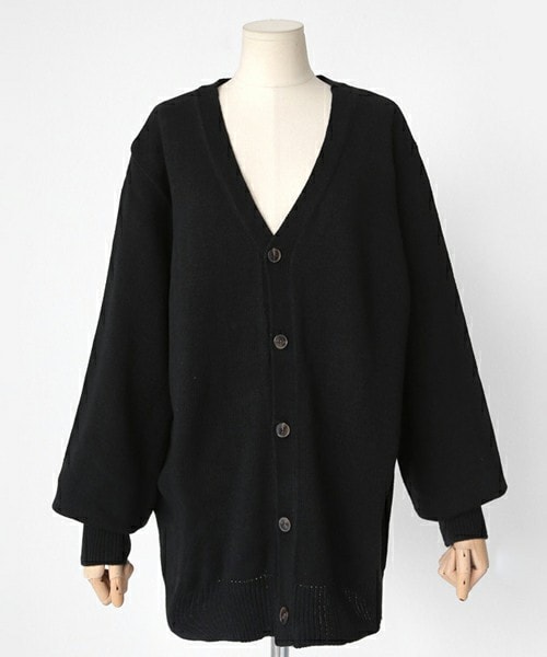 DHOLIC（ディーホリック）の「ベーシックニットカーディガン（カーディガン/ボレロ・レディース・グリーン/ネイビー/ブラック/マスタード/レッド・FREE）」の2枚目の写真