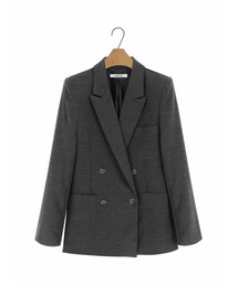 SINOWS | gray double jacket(テーラードジャケット)