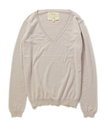 DRWCYS | コットンカシミヤVネックプルオーバー(ニット/セーター)
