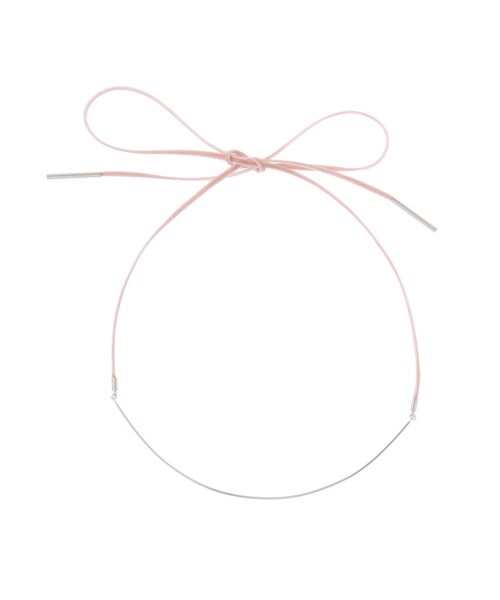 merry jenny（メリージェニー）の「リボン2ＷＡＹチョーカー（アクセサリー・レディース・アイボリー/ブラック/ピンク・F）」の4枚目の写真