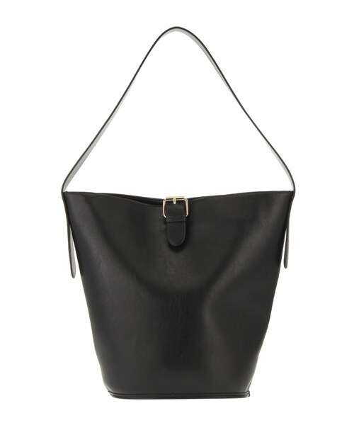 Ungrid(アングリッド)の「フェイクレザータットBAG(バッグ・レディース・ブラック/ブラウン・F)」の1枚目の写真