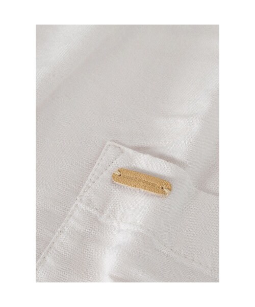 mercibeaucoup,（メルシーボークー）の「メルシーボークー、/ Ｂ：わさっとドッキング / カットソー（トップス・レディース・off white/navy/orange・01）」の11枚目の写真