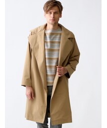 ABAHOUSE | ポリエステルストレッチオーバーコート【予約】(ジャケット/アウター)