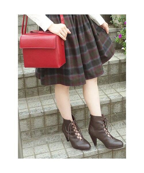 an another angelus（アンアナザーアンジェラス）の「ギリーブーツ/an another angelus（ブーツ・レディース・その他）」の4枚目の写真