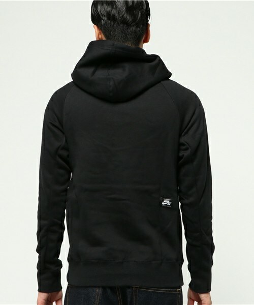 NIKE SB（ナイキエスビー）の「メンズ ナイキ スケートボーディング フーディー パーカー NIKE SB ICON DOTS PO HOODIE 833904-010/063（パーカー・メンズ・ブラック/グレー・SMALL）」の4枚目の写真