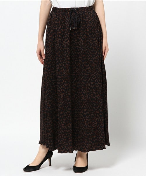 archives（アルシーヴ）の「プリーツロングスカート（スカート・レディース・ブラック/ネイビー・MEDIUM）」の2枚目の写真