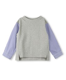 BRANSHES | 袖ストライプ切替長袖Tシャツ(Tシャツ/カットソー)