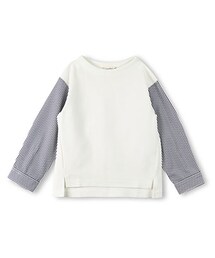 BRANSHES | 袖ストライプ切替長袖Tシャツ(Tシャツ/カットソー)