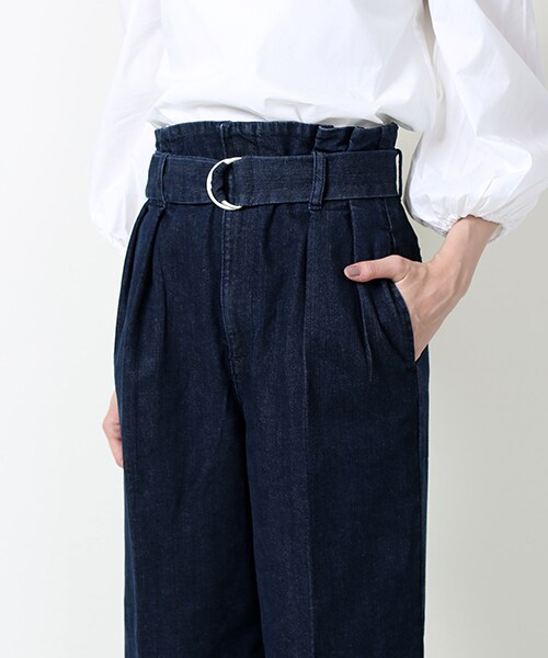 FREAK'S STORE（フリークスストア）の「ハイウェストワイドパンツ（パンツ・メンズ・ベージュ/ブラウン/ネイビー・S/M）」の7枚目の写真