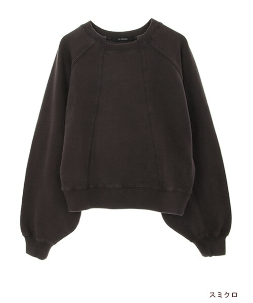 w closet(ダブルクローゼット)の「リメイク風ロング袖プルオーバー(トップス・レディース・オレンジ/ネイビー/スミクロ・FREE)」の1枚目の写真