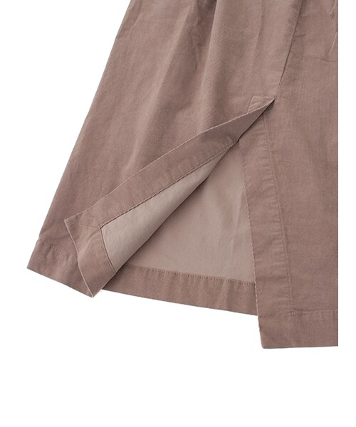 w closet（ダブルクローゼット）の「ウェストリボン付きラップ風スカート（スカート・レディース・グレージュ/Dピンク/ブラック・FREE）」の9枚目の写真