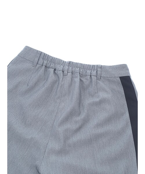 w closet（ダブルクローゼット）の「【SET FAIR対象】ツイルライン入りタックパンツ（パンツ・レディース・コーラルピンク/グレー/ブラック・FREE）」の8枚目の写真