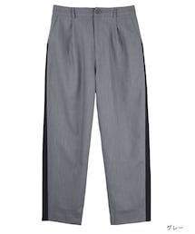 w closet | 【SET FAIR対象】ツイルライン入りタックパンツ(パンツ)