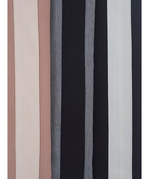 w closet（ダブルクローゼット）の「【SET FAIR対象】ツイルライン入りタックパンツ（パンツ・レディース・コーラルピンク/グレー/ブラック・FREE）」の12枚目の写真