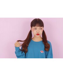 OLDMICKEY  | シンプルパッチポイントルーズフィットスウェット(P000BINC)(スウェット)