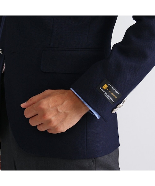 TAKEO KIKUCHI（タケオキクチ）の「ソフトホップサック紺ブレザー