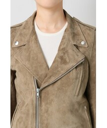ジャケット・アウター L'Appartement Lisiere Goat Suede Riders ☆L'Appartement☆LISIERE Ridersライダースジャケット - メルカリ
