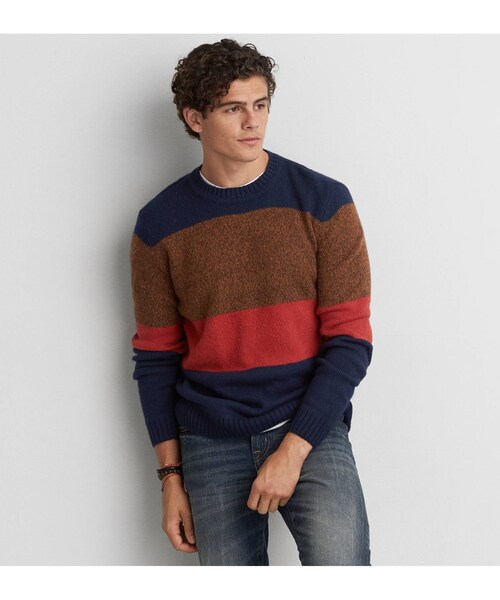 American Eagle（アメリカンイーグル）の「AEOクルーネックセーター（ニット/セーター・メンズ・グレー/インディゴ・XS/S/M/L/XL/XXL/XXXL）」の2枚目の写真
