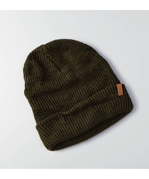 American Eagle（アメリカンイーグル）の「AEOマールドビーニー（ハット・メンズ・ブラック/グレー/オリーブ/ネイビー・ONE SIZE）」の3枚目の写真