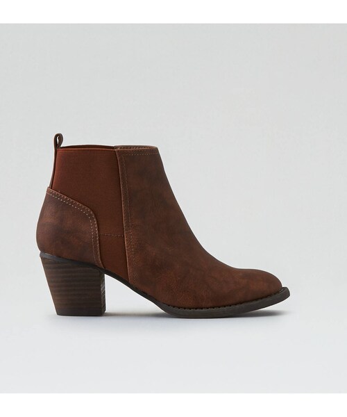 American Eagle(アメリカンイーグル)の「AEOパネルブーティー(ブーツ・レディース・グレー/ダークブラウン・5/6/7/8/9/10)」の2枚目の写真