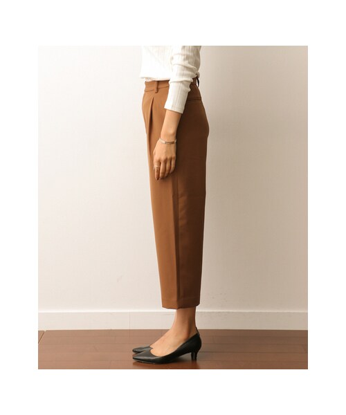 URBAN RESEARCH DOORS(アーバンリサーチドアーズ)の「ポリエステルクロップドパンツ(パンツ・レディース・BROWN/BLACK・36/38)」の11枚目の写真