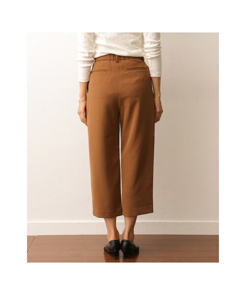 URBAN RESEARCH DOORS(アーバンリサーチドアーズ)の「ポリエステルクロップドパンツ(パンツ・レディース・BROWN/BLACK・36/38)」の12枚目の写真