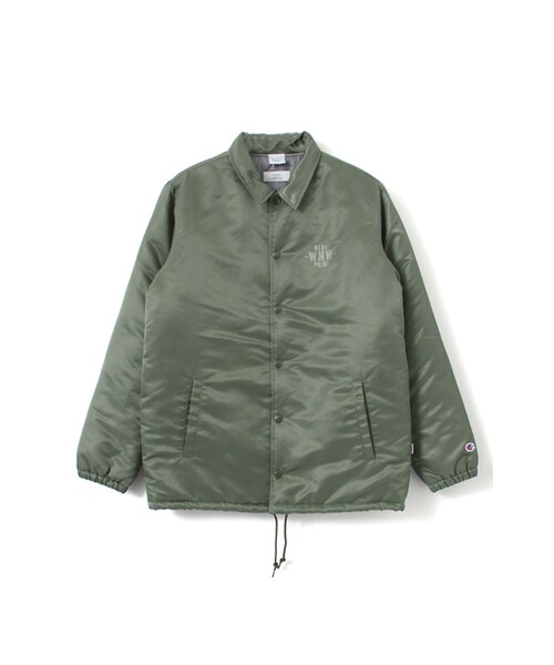 URBAN RESEARCH（アーバンリサーチ）の「【予約】WORK NOT WORK NYLON TWILL COACH JACKET（ジャケット/アウター・メンズ・BLACK/NAVY/OLIVE・S/M/L）」の2枚目の写真