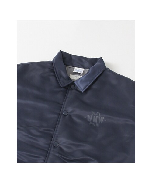 URBAN RESEARCH（アーバンリサーチ）の「【予約】WORK NOT WORK NYLON TWILL COACH JACKET（ジャケット/アウター・メンズ・BLACK/NAVY/OLIVE・S/M/L）」の4枚目の写真