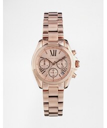 MICHAEL KORS | Michael Kors Bradshaw Mini Rose Gold Chronograph Watch 36mm MK5799(アナログ腕時計)