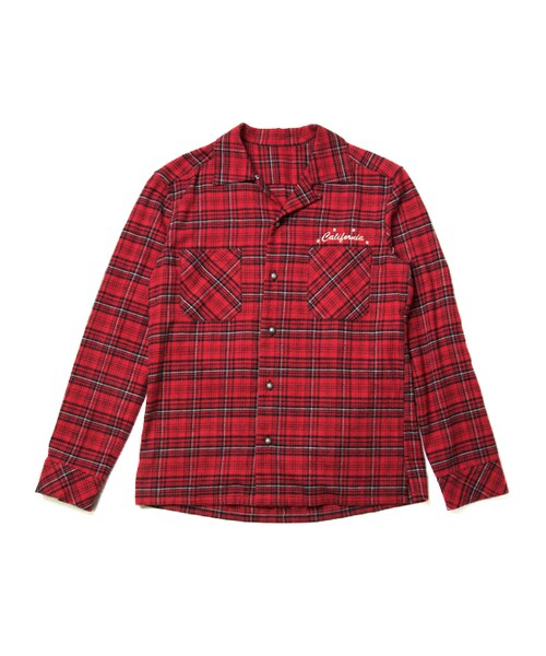 JACKROSE（ジャックローズ）の「×スタイリスト井上氏コラボ ネイティブボタンネルチェックシャツ（トップス・メンズ・レッド・M/L/XL）」の10枚目の写真