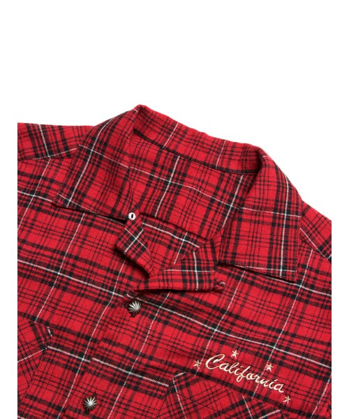 JACKROSE（ジャックローズ）の「×スタイリスト井上氏コラボ ネイティブボタンネルチェックシャツ（トップス・メンズ・レッド・M/L/XL）」の4枚目の写真