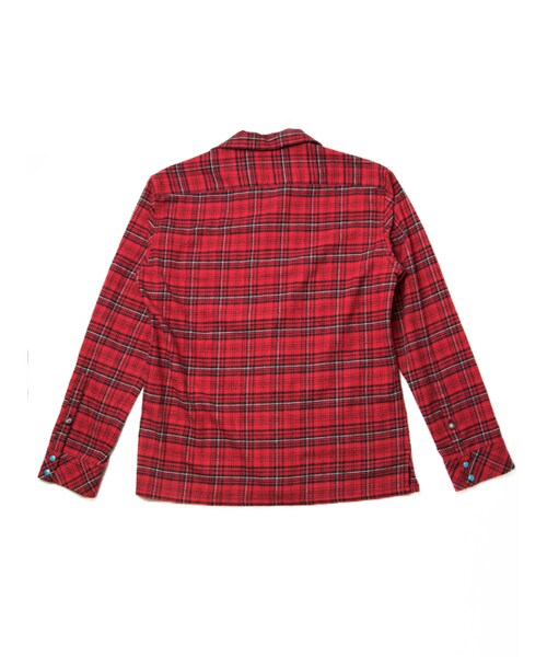 JACKROSE（ジャックローズ）の「×スタイリスト井上氏コラボ ネイティブボタンネルチェックシャツ（トップス・メンズ・レッド・M/L/XL）」の11枚目の写真