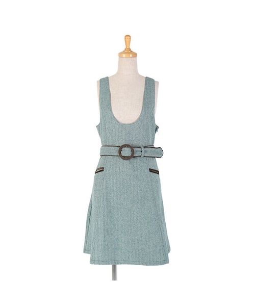 F i.n.t（フィント）の「ヘリンボーンレトロジャンスカ/F i.n.t（ワンピース・レディース・その他）」の2枚目の写真