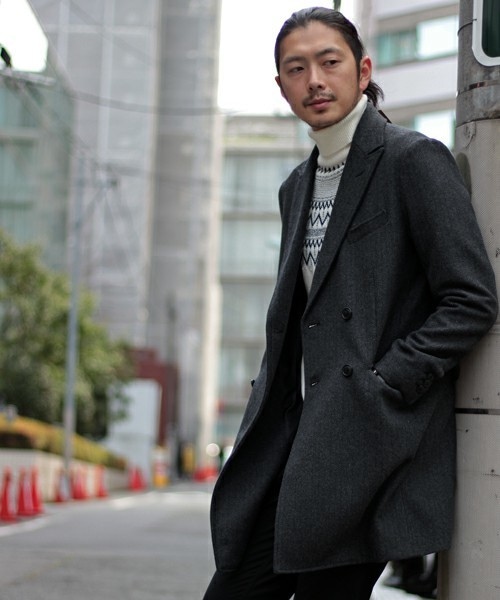 glory crew（グローリークルー）の「ウールMIXヘリンボンチェスター