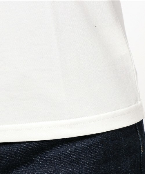 INTERPLANET WINGS（インタープラネットウィング）の「デイリーコスメUネックロンT（Tシャツ/カットソー・レディース・オフホワイト/ブラック/ネイビー・FREE）」の9枚目の写真