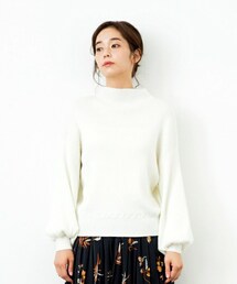 actuel | ボトルネック袖ボリュームニット(ニット/セーター)