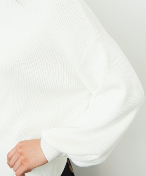 actuel（アクチュエル）の「ボトルネック袖ボリュームニット（ニット/セーター・レディース・オフホワイト/グレー/ネイビー/キャメル・FREE）」の16枚目の写真