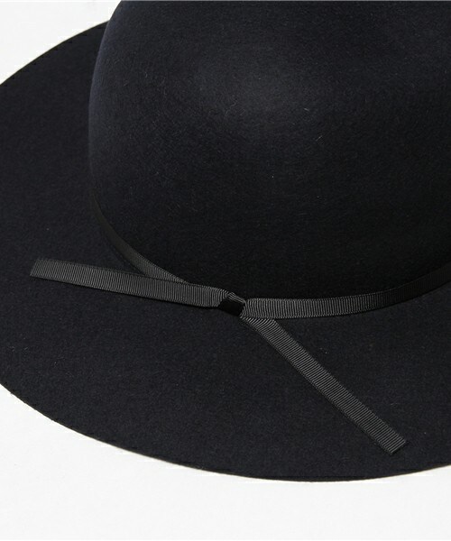 archives（アルシーヴ）の「フェルト女優帽（ハット・レディース・ブラック/ベージュ/ネイビー・MEDIUM）」の6枚目の写真