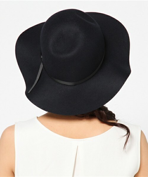 archives（アルシーヴ）の「フェルト女優帽（ハット・レディース・ブラック/ベージュ/ネイビー・MEDIUM）」の5枚目の写真