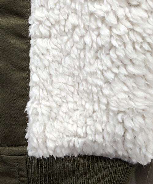 archives（アルシーヴ）の「【予約】MA-1裏ボア（ブルゾン・レディース・ブラック/グレー/カーキ・MEDIUM）」の7枚目の写真