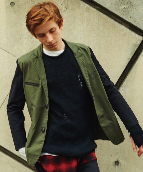 VIRGOwearworks（ヴァルゴウェアワークス）の「SWITCHING MIRY JKT テーラードジャケット（ジャケット/アウター・メンズ・OLIVE/NAVY/BLACK・2/3/4）」の13枚目の写真