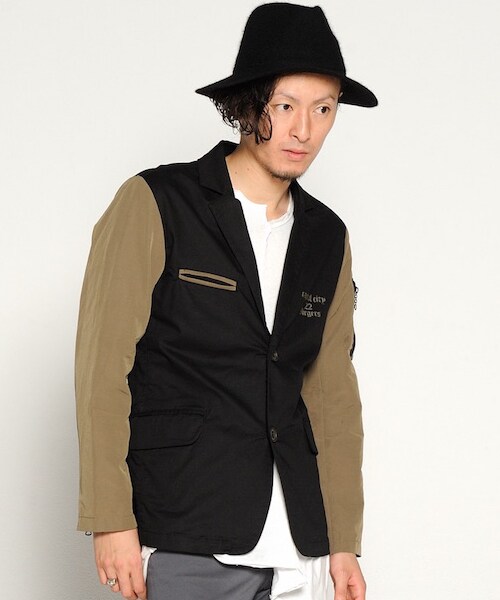 VIRGOwearworks（ヴァルゴウェアワークス）の「SWITCHING MIRY JKT テーラードジャケット（ジャケット/アウター・メンズ・OLIVE/NAVY/BLACK・2/3/4）」の3枚目の写真