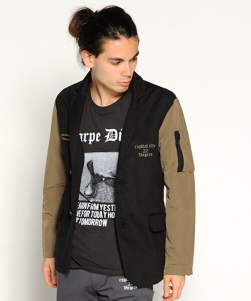 VIRGOwearworks（ヴァルゴウェアワークス）の「SWITCHING MIRY JKT テーラードジャケット（ジャケット/アウター・メンズ・OLIVE/NAVY/BLACK・2/3/4）」の14枚目の写真