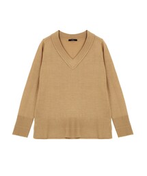 EMODA | basic wide Vネックトップ(トップス)